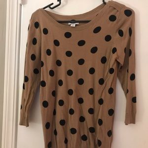 Polka dot sweater